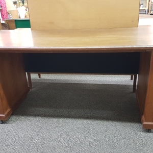 large oak desk 1