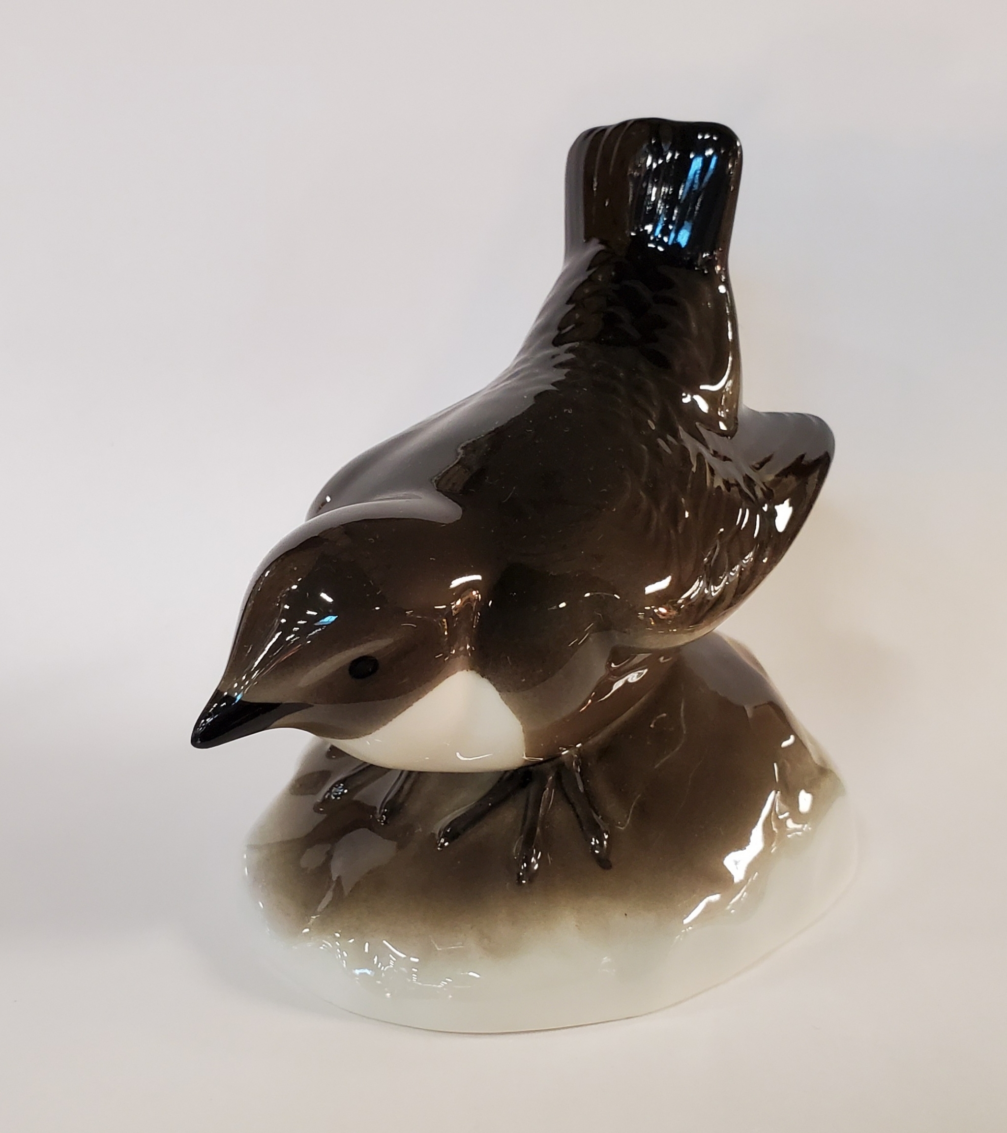 Porsgrund Porcelain Bird Figurine - Old Strathcona Antique Mall