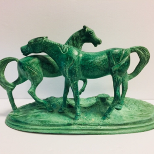 Bronze Horse Sculpture - Bayre 1886