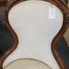 Ivory Brocade Slipper Chair