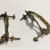 Pair Antique Brass Drawer Pulls
