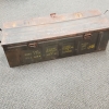 Vintage Military Metal Ammo Box
