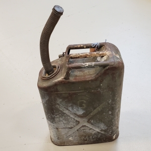 Antique Military Metal Gas Can