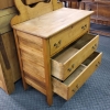 Pine Washstand with Harp and Mirror