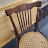 Cane Seat Pressed Back Chair