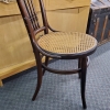 Cane Seat Pressed Back Chair
