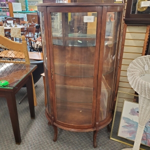 Curved Front Showcase Cabinet
