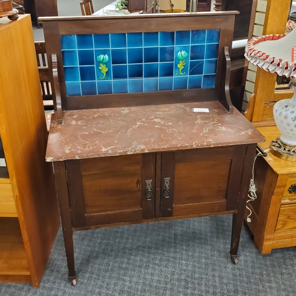 Marble Top Buffet and Washstand