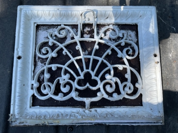 Louvered Antique Wall Grate