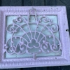 Pink Louvered Antique Wall Grate
