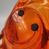 Orange Signed CHALET Glass Dish